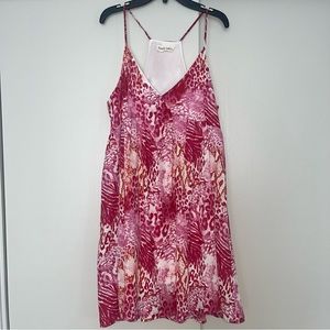 Mixed Print racer back dress